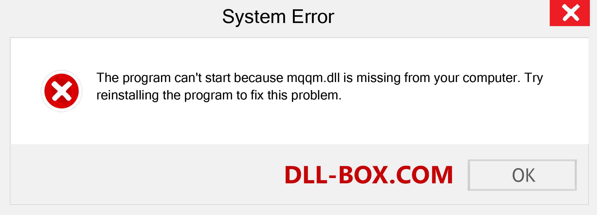  mqqm.dll file is missing?. Download for Windows 7, 8, 10 - Fix  mqqm dll Missing Error on Windows, photos, images